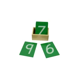 Montesori Taktilne kartice sa brojevima na šmirgl papiru