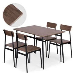 Trpezarijski Set Sto + 4 stolice MALMO ModernHome