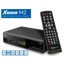 Xwave M2 DVB-T2 Set Top Box,LED,scart,HDMI,RF in-out,USB,media player,metalno kućište
