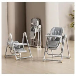 Hranilica I Ljuljaška 2 u1 - Siva - Hranilica za bebe