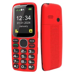 Mobilni telefon Meanit Senior 10 plus crveni