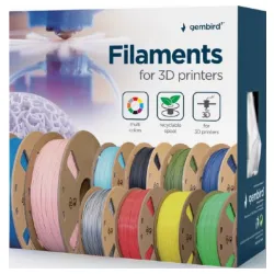 3DP-ASA1.75-01-W Gembird ASA filament, 1.75 mm, 1 kg White