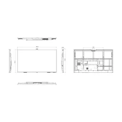 86 inča 86WM6FE 4K UHD LED 400 nita Interactive Display sa kamerom