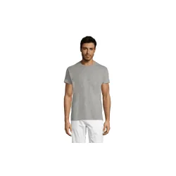 REGENT unisex majica sa kratkim rukavima - grey melange, M