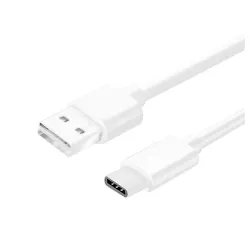 Kabel USB na Type-C beli 1m