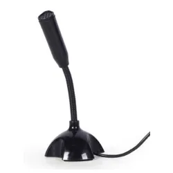 MIC-DU-02 Gembird Desktop mikrofon na USB, savitljivo telo, black FO