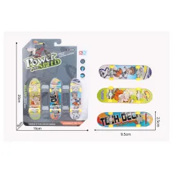 Fingerboard (prstić skate), 3/1 pak