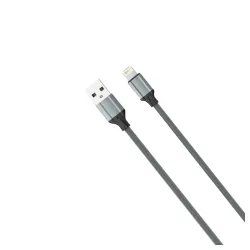 Kabel LDNIO LS441 USB na iPhone Lightning sivi 1m