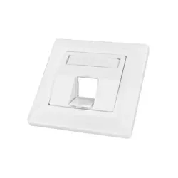 Utičnica za 1 modul pod uglom 80x80 Toolless Line Schrack HSED01UW2S