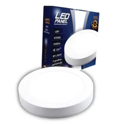 Led panel Lumax LUMNPO-12W-6500K nadgradna okrugla, 12W, 6500K Hladno-bela