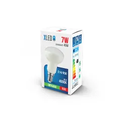 XLED E14 7W,R50 NB LED Sijalica 4000K,490Lm,220V,Bela
