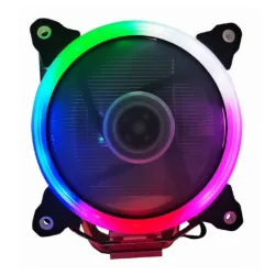CPU-HURACAN-ARGB-X130 Gembird LED  UNI kuler 150W 120mm.Fan +/-1600rpm 26dBa LGA 775/115x/1200/AMD