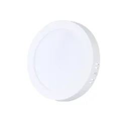 XLED 12W 6500K Nadgradni okrugli LED  panel plasticni ,1320Lm,φ168*31mm, Ra 80, IP20