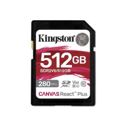 SD Card 512GB Kingston SDR2V6/512GB class 10 HD/2K/4K 280Mbs/150MBs