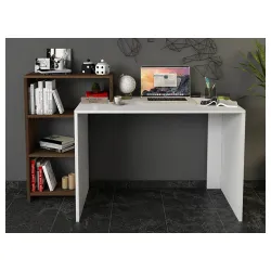 Radni sto Mesec sa policom za knjige