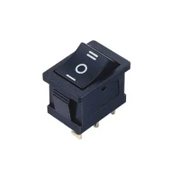 Crni prekidač 19x11mm 3pola/3pina