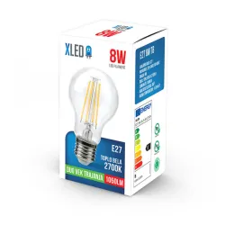 Xled  E27 8W SL-F-A8-2700K Filament Sijalica 2700K,220V,1050Lm,Toplo Bela