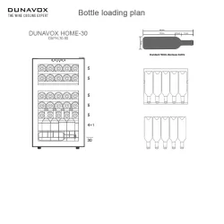 DUNAVOX DXFH-30.80 vinska vitrina