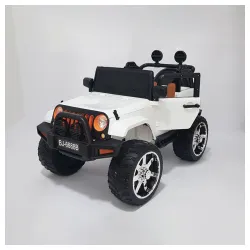 Jeep 4×4 - Beli - Auto na akumulator za decu