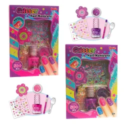 Kozmetički set za nokte Glitter 50 delova/ pakovanje