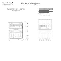 DUNAVOX DAVG-32.80DB.TO vinska vitrina