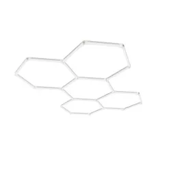 Hexagon Led tube 5 heads 6500K 225W lights tube: 440mm 25pcs, 100-110LM/W PF＞0.5 CRI＞80 PC