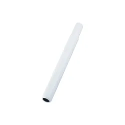 Cev sedišta  metal kraća 25.4 x 250 mm bela