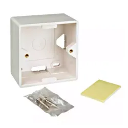 Nazidna kutija za utičnice 80x80x42 Toolless Line Schrack HSEAP842WF