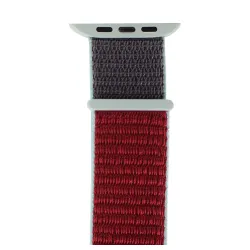 Narukvica za Apple Watch Sport Loop gray red 38/ 40/ 41 mm