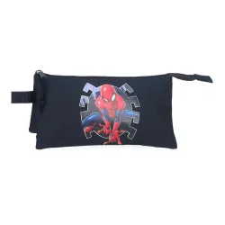 SPIDERMAN ATTACK prazna pernica sa 3 pregrade