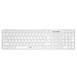 Tastatura Genius SlimStar 126 USB YU Bela
