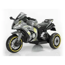 Motor NINJA 2.0 Sivi– Veliki Dečiji motor na akumulator na 3 točka (12V)