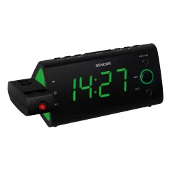 Digitalni sat sa alarmom SENCOR SRC 330 GN zeleni