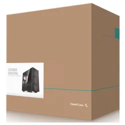 DeepCool CH560 DIGITAL ATX Kuciste, Dual Status Display, 3xLED 140mm +1x120mm, Staklena strana,USB-C