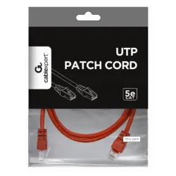 PP12-2M/R Gembird Mrezni kabl, CAT5e UTP Patch cord 2m red A