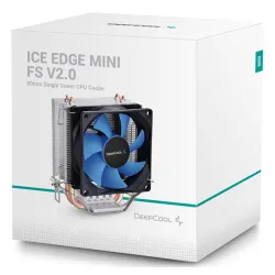 DeepCool ICE EDGE MINI FS V2.0 UNI kuler 100W 80mm.Fan +/-2200rpm 25CFM 24dBa LGA 1156/K8/FM/AM4