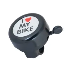 Zvono crno “i love my bike”