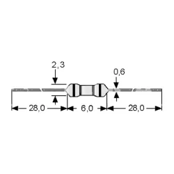 OTPORNIK UGLJENI 5% 270R 1/4W