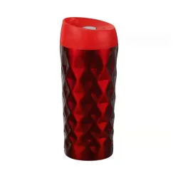 DAJAR DJ84573 TERMOS ŠOLJA SA DVOSTRUKIM ZIDOM 400ML 3D DEKORACIJA CRVENA