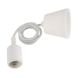 Viseće E27 grlo sa tekstilnim kabelom