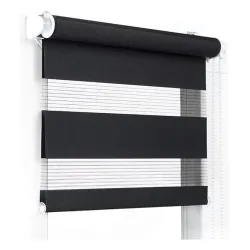 Zebra zavesa crna