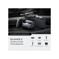 Dron DJI Avata 2 Fly More Combo (Three Batteries)