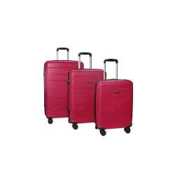 ENOVA MODENA set kofera 3/1 - fuchsia