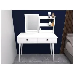 Sto za šminkanje dve fioke belo