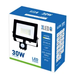 XLED 30W LED reflektor sa PIR senzorom,6500K,2510Lm,AC220-240V