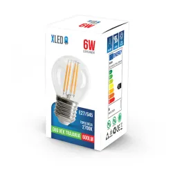 Xled E27 6W SL-F-G6-2700K-M Filament Sijalica 2700K,G45,600Lm,Toplo Bela