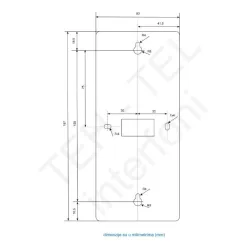 Teh-Tel Slusalica interfonska Q2 sa ON/OFF prekidaèem