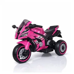 Motor NINJA 2.0 Roze – Veliki Dečiji motor na akumulator na 3 točka (12V)