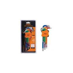Torx set dugih ključeva 9 kom u boji