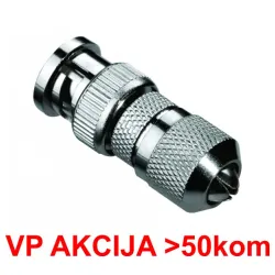 CON-BNC-CAM-TOOLLESS **  Brzi plug konektor, Zinc Alloy montaza bez alata (36)